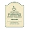 Signmission Connecticut Reserved Parking Permit Required Violators Fined Min $150 Alum, 24" x 18", TG-1824-24659 A-DES-TG-1824-24659 - alternate 1